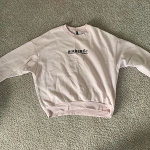 Pink Sweatshirt “Authentic”